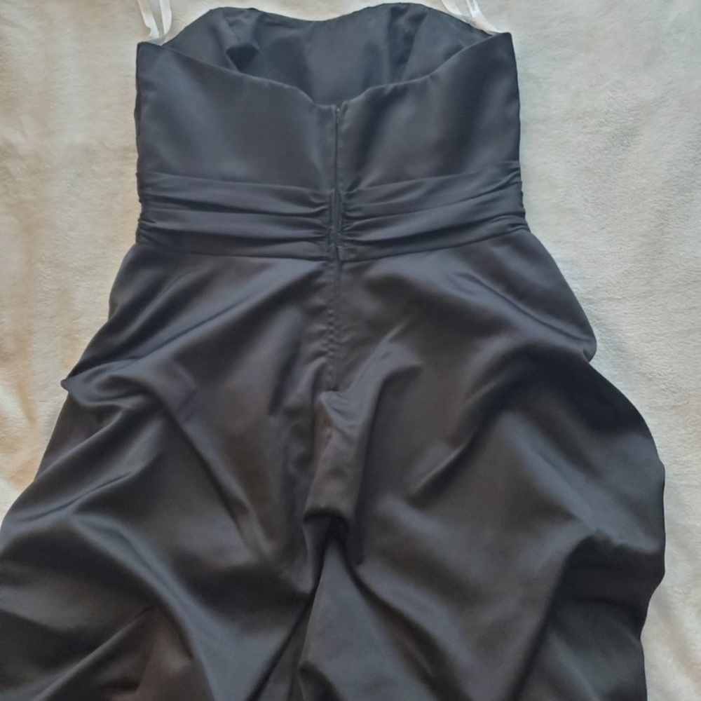 David’s Bridal Strapless Dress 🖤Bridesmaid /Guest - Picture 4 of 5